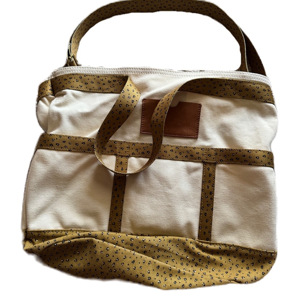 Madewell The Canvas Camden Tote Bag in Mini Leopard